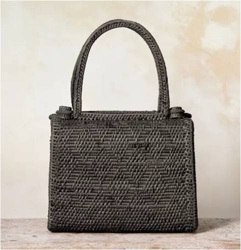 Ata Vine Handbag | Black