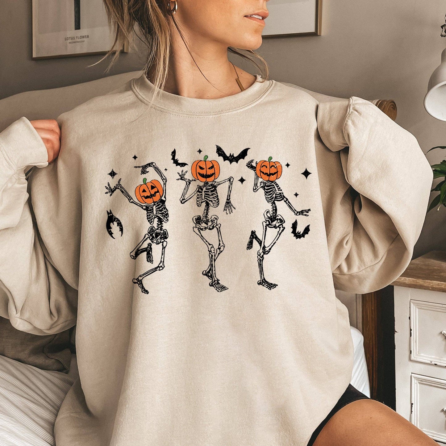 Sweatshirt | Dancing Pumpkins | XL