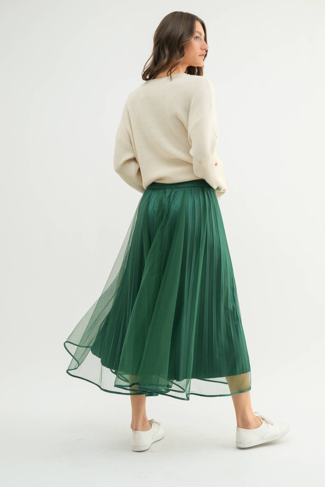 Skirt | Black Tulle Midi | S
