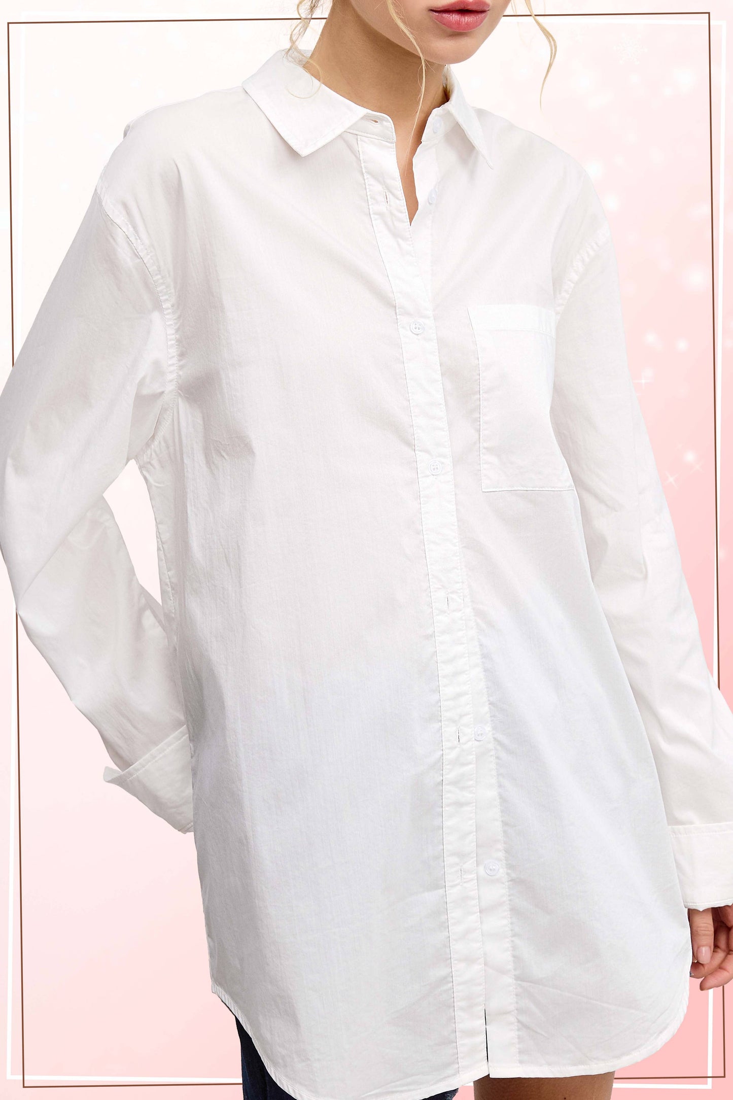 Blouse | White Poplin | S