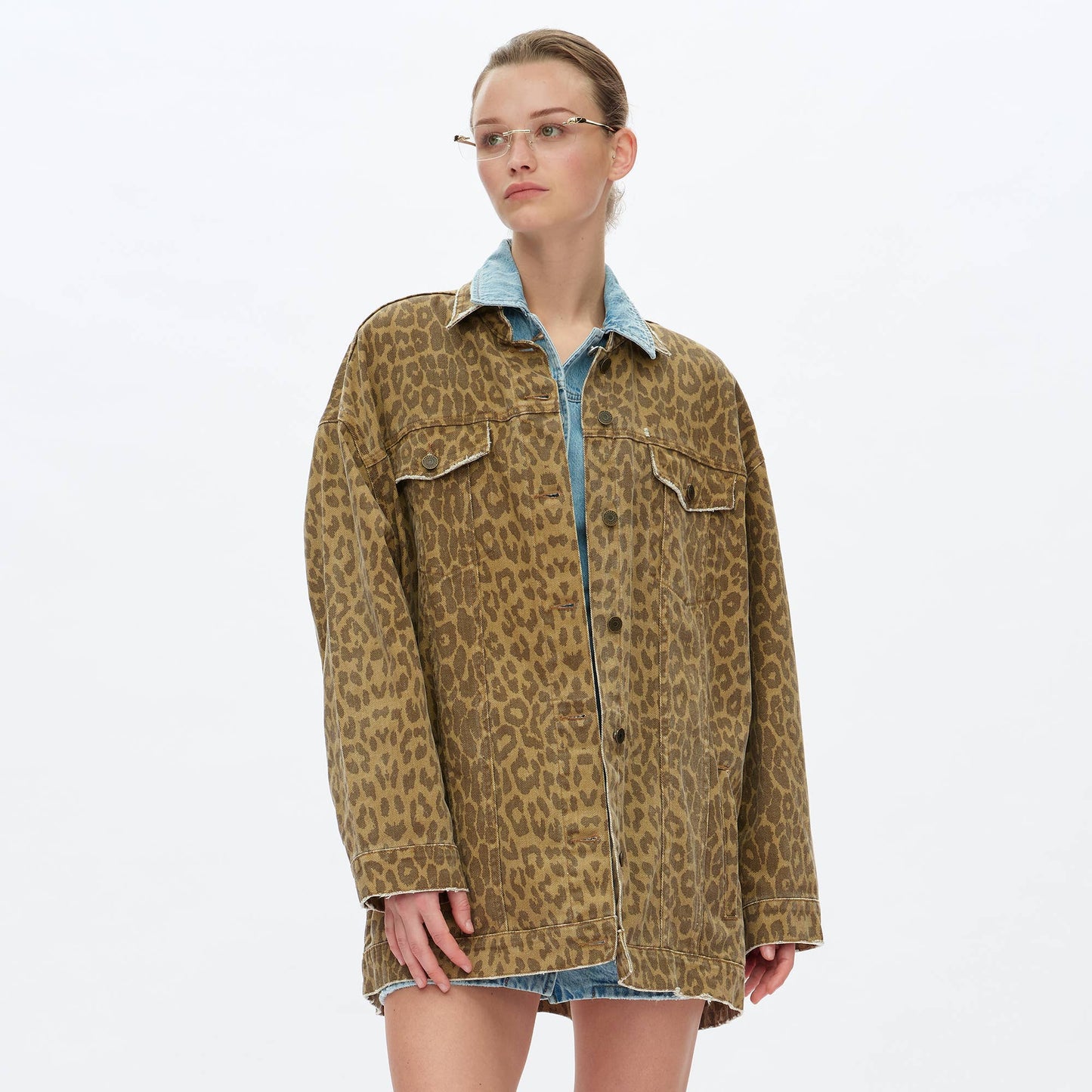 Jacket | Bayeas Twill Leopard | XL