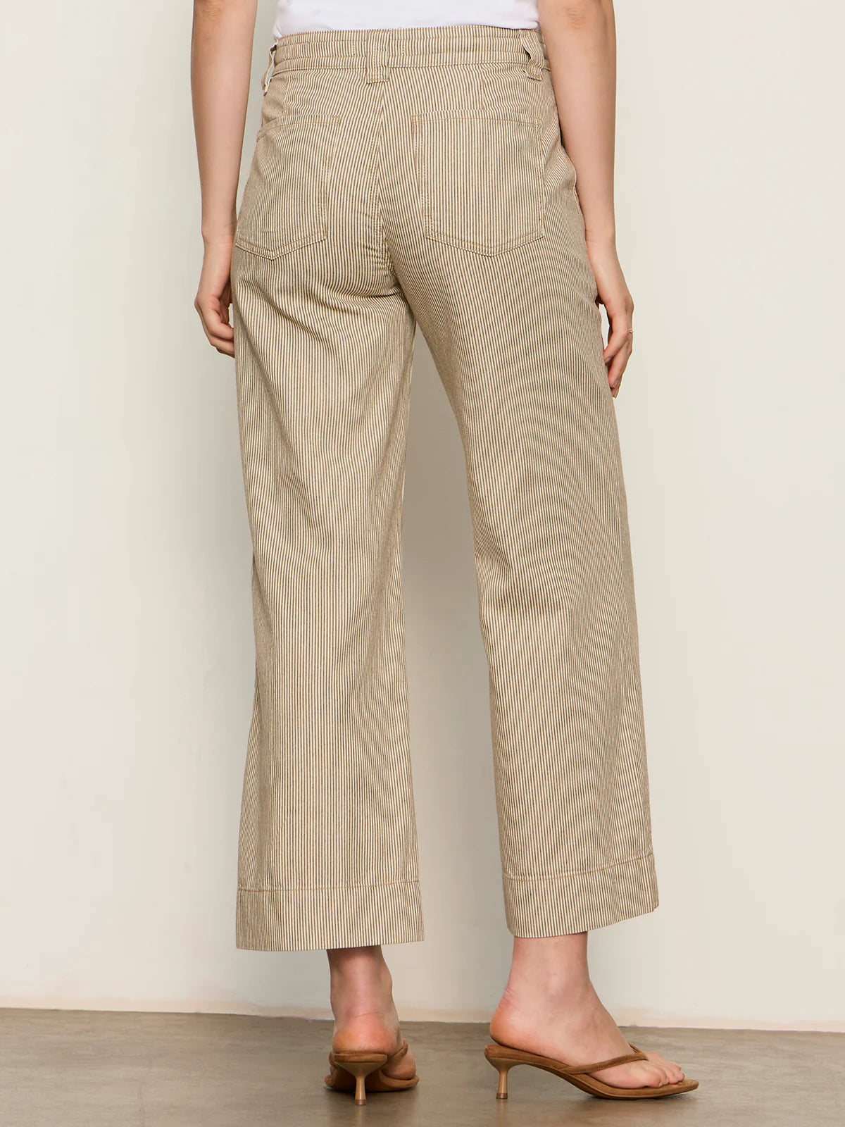 Lily Stripe Cropped Pant