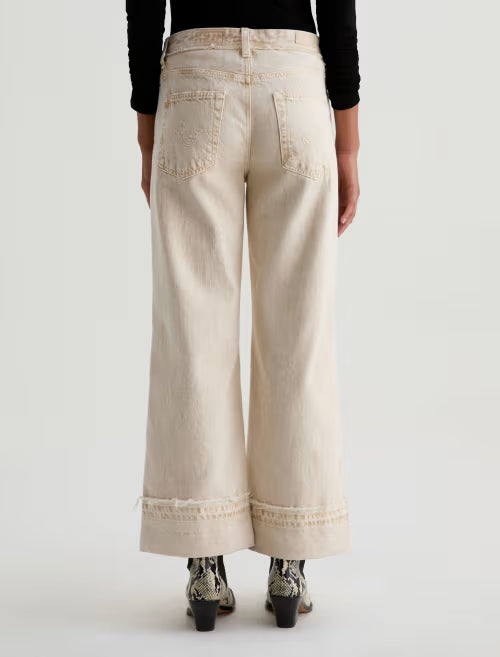 AG Saige Crop Pants | Melange Camel