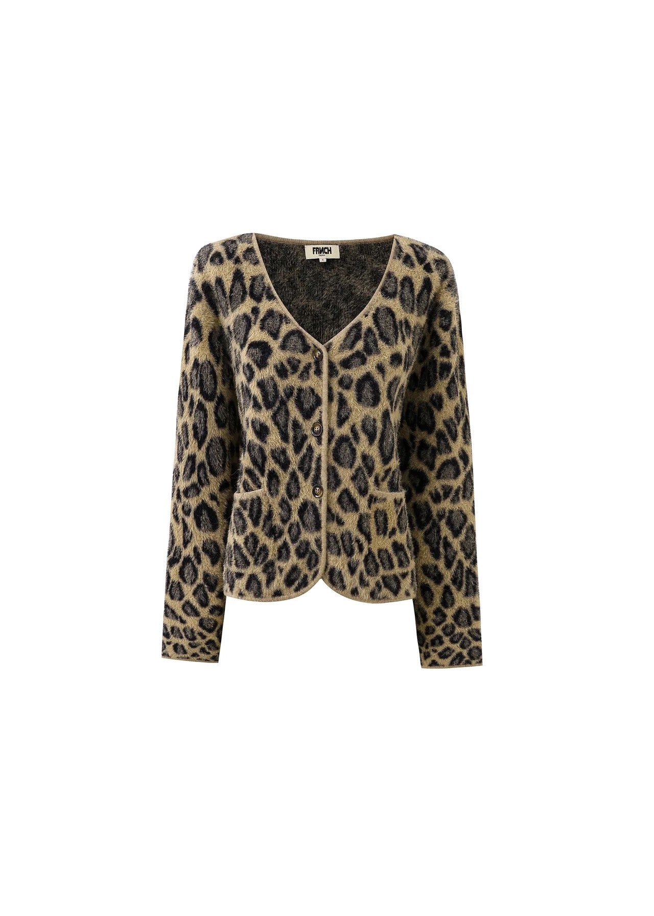 Jacket | FRNCH Begonia Leopard Cardigan | L