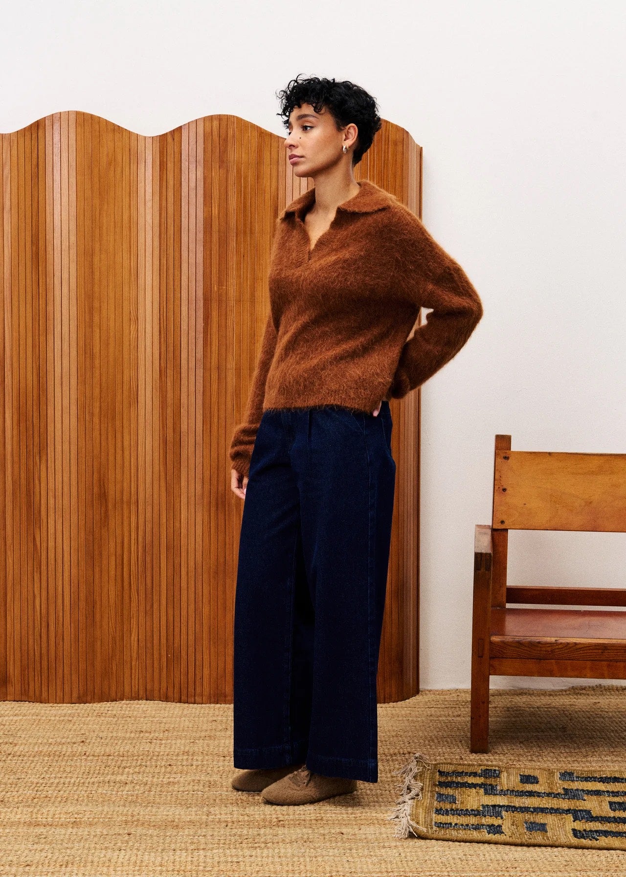 Sweater | FRNCH Josse Ice Brown | M