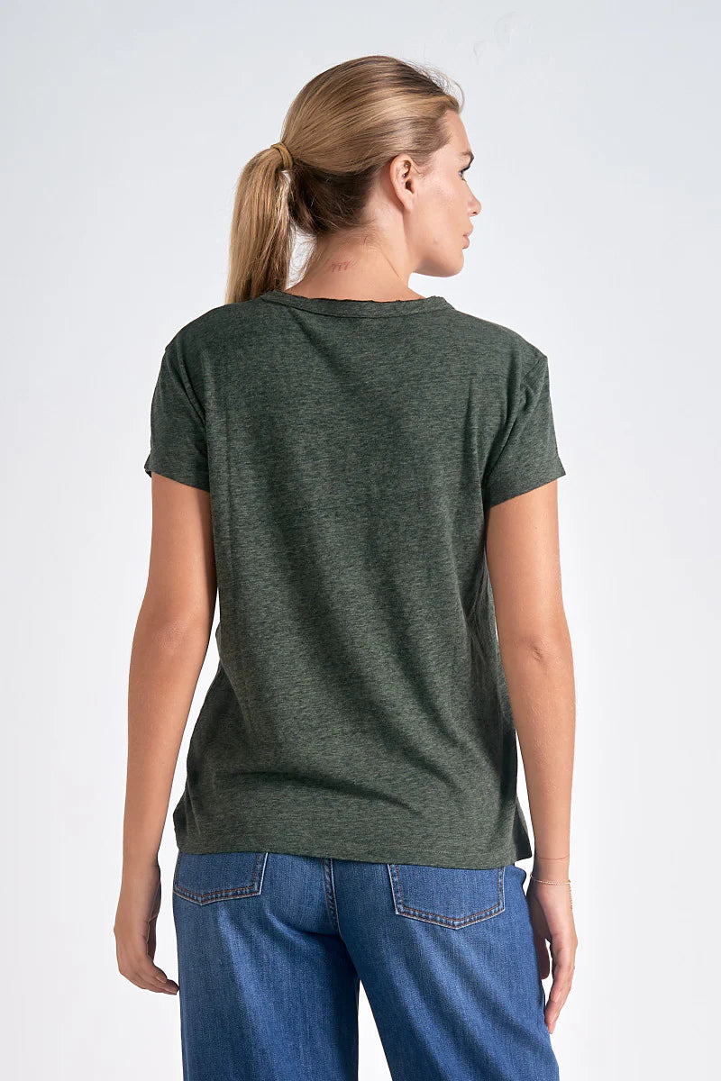 Tee | Olive Elan Amour | S