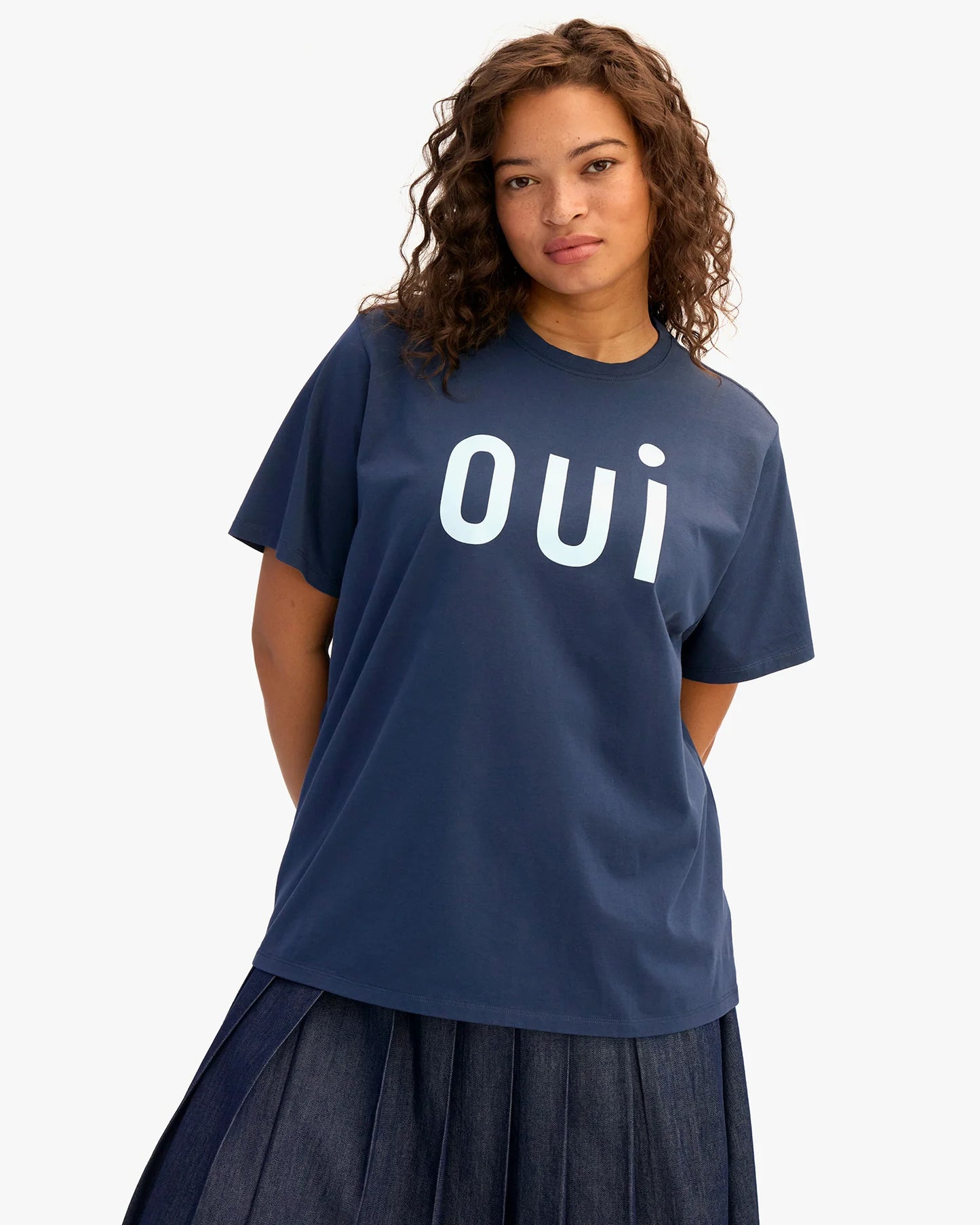 Oui Tee | Navy