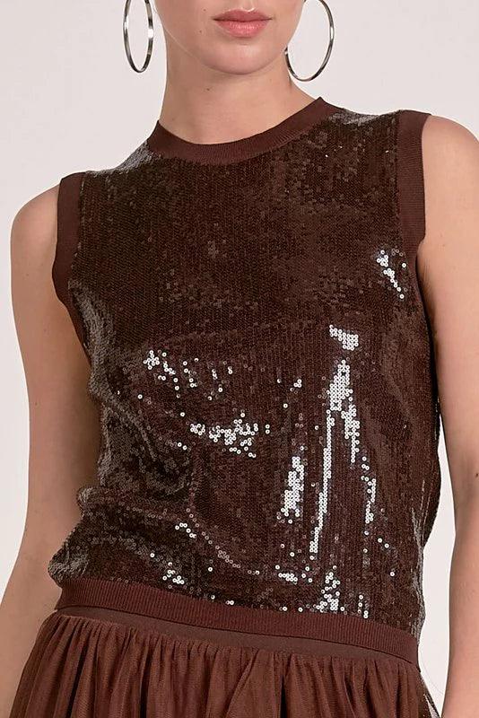 Elan Haven Tank | Dark Chocolate