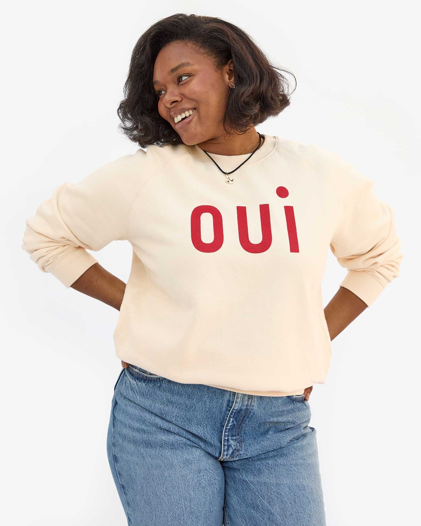 Sweatshirt | OUI Cream | XL