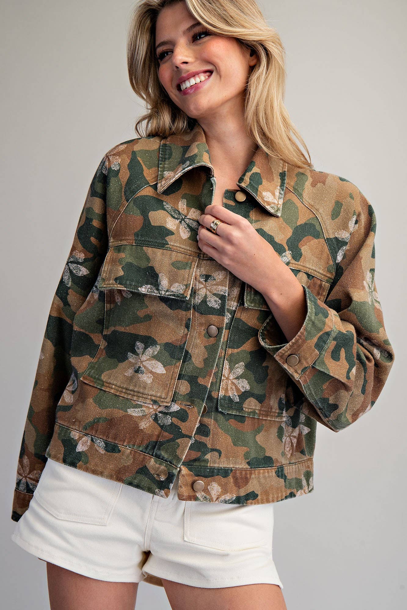 Floral Camo Jacket