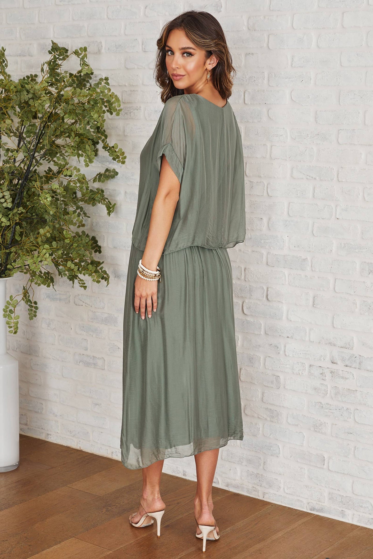 Milio Milano Green Dress