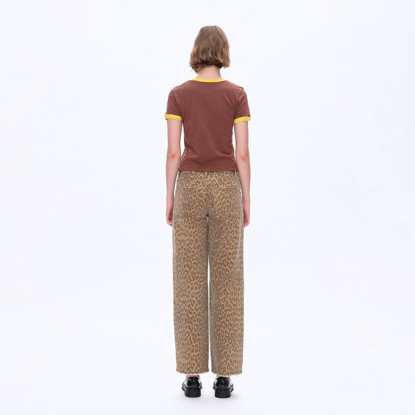 Pant | BAYEAS Leopard Jeans | 26