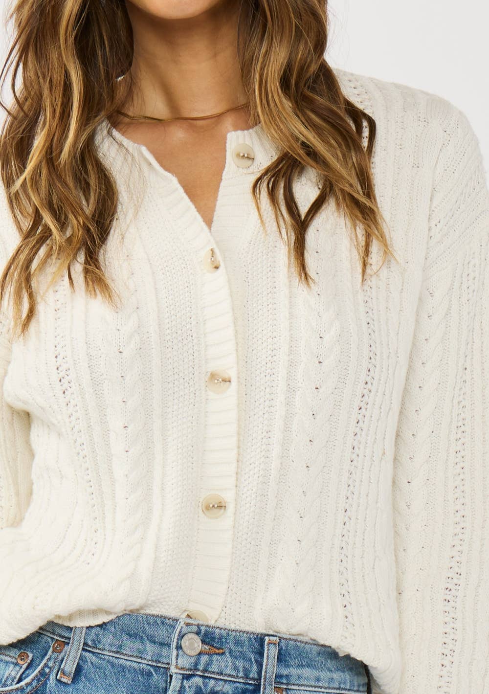 Lovestitch White Cardigan