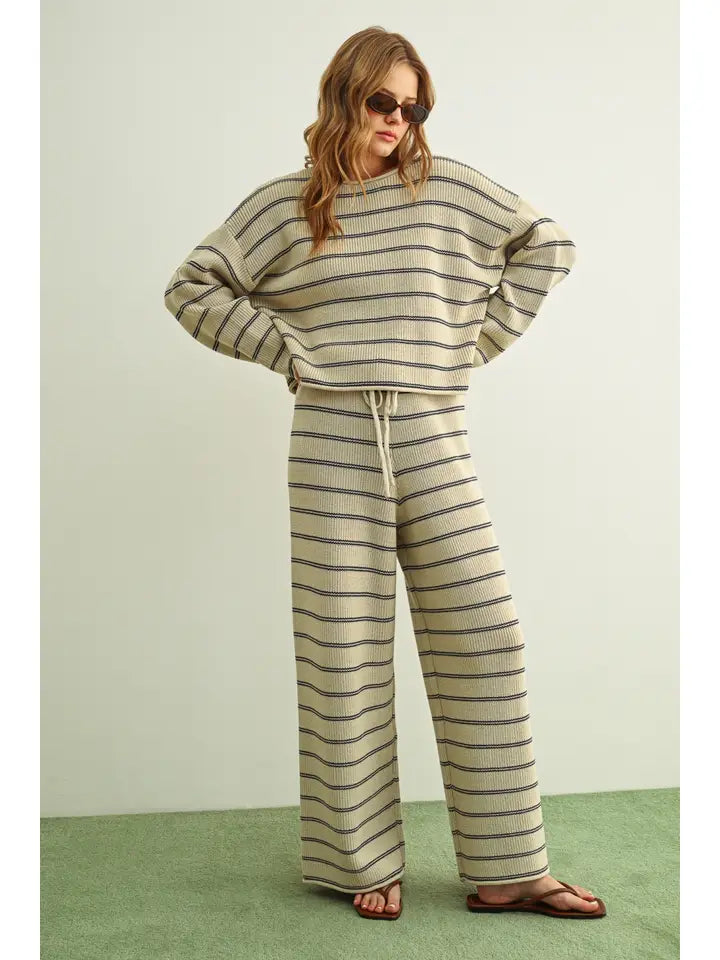 Striped Long Sleeve Sweater