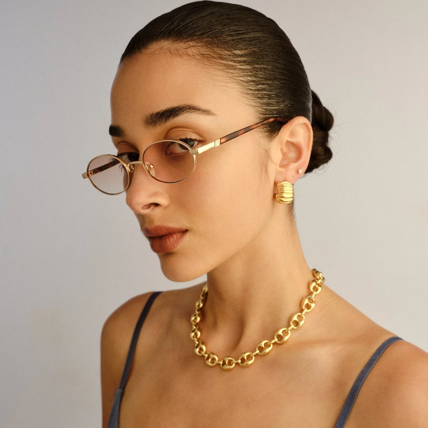 Icicle Sunglasses | Bright Gold