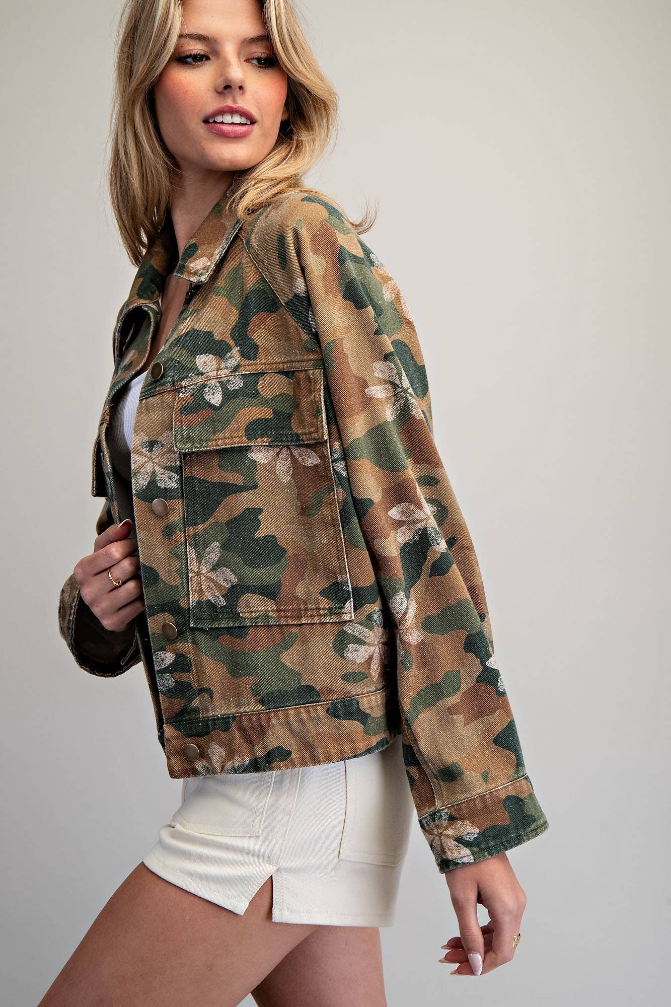 Floral Camo Jacket