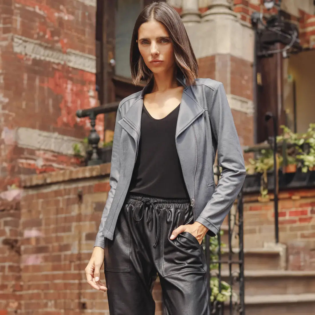 Liquid Leather ™ Signature Jacket: Merlot / L