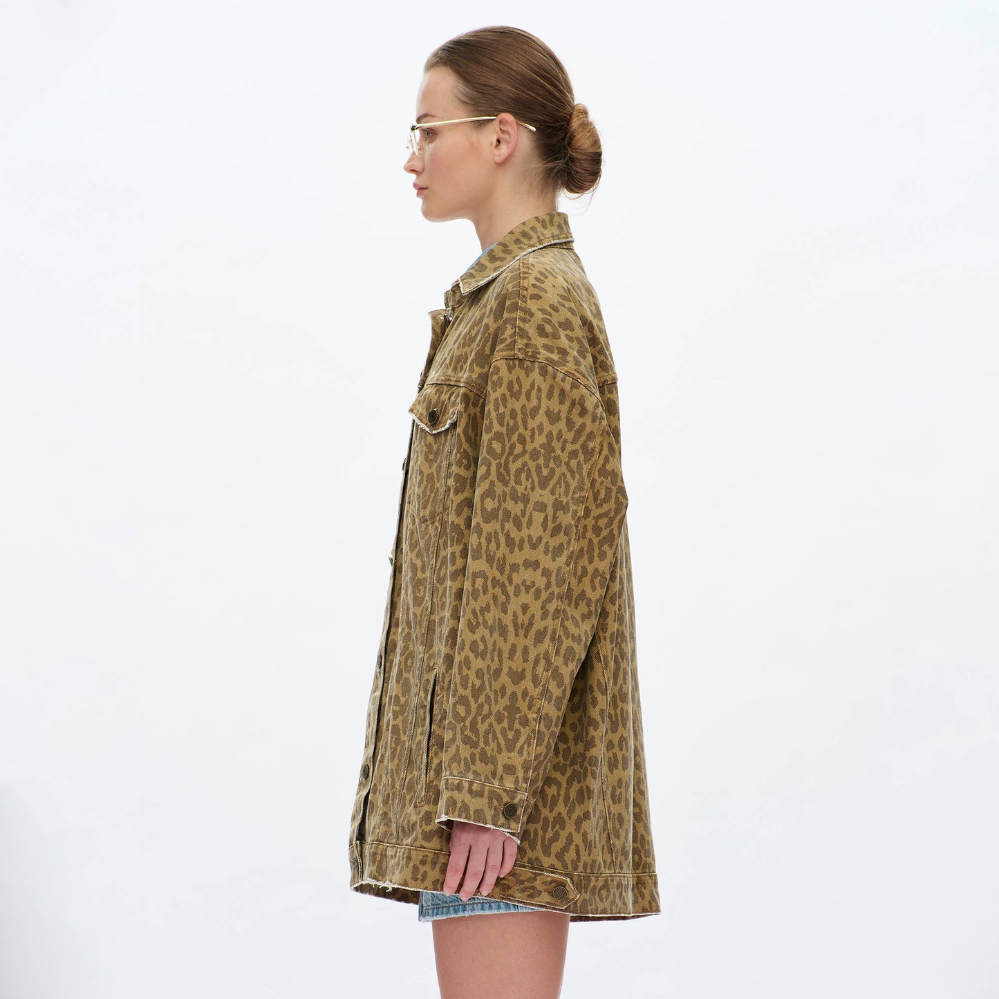 Jacket | Bayeas Twill Leopard | S