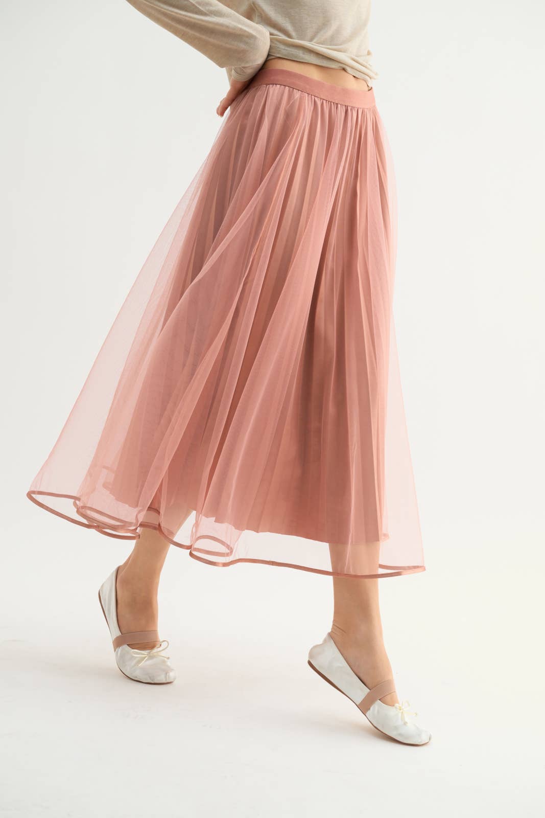 Skirt | Black Tulle Midi | S