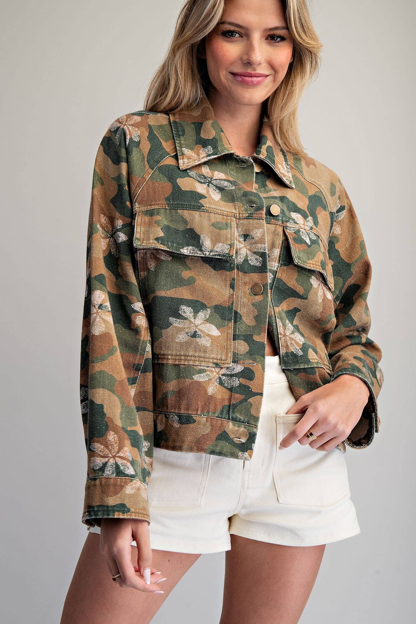 Floral Camo Jacket