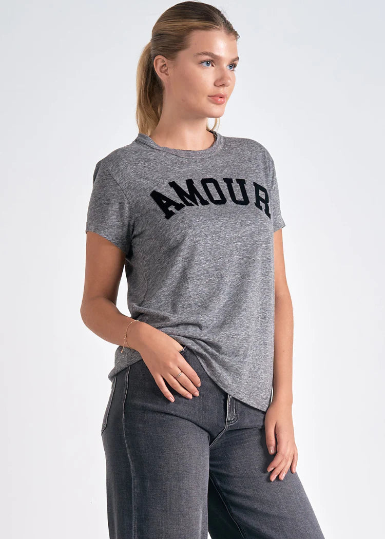 Tee | Grey Elan Amour | M