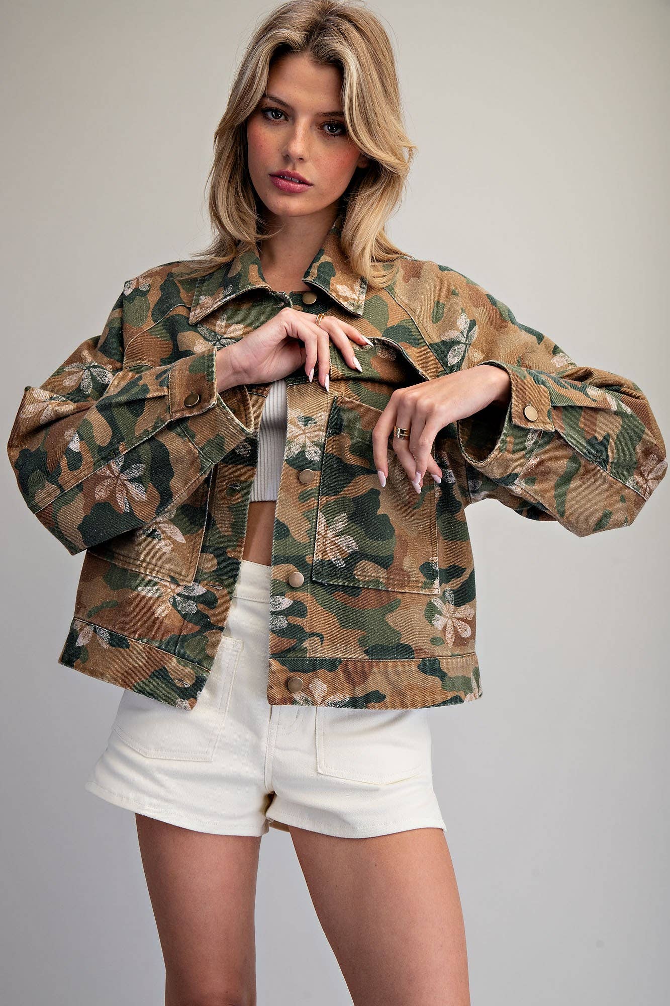 Floral Camo Jacket