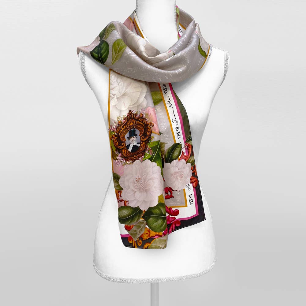 Verdi Inspired Silk Scarf