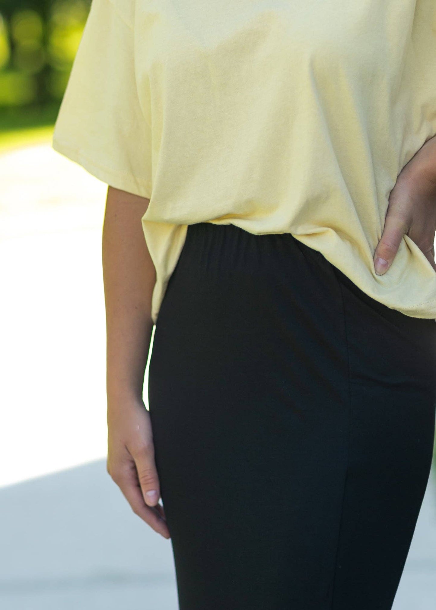 Kate Black Midi Skirt