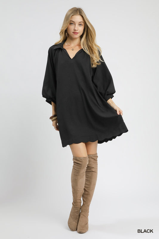 Dress | Umgee Black Tunic | L