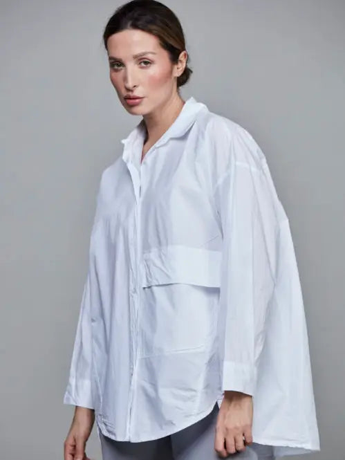 SixtyDays Big Pocket Shirt | White