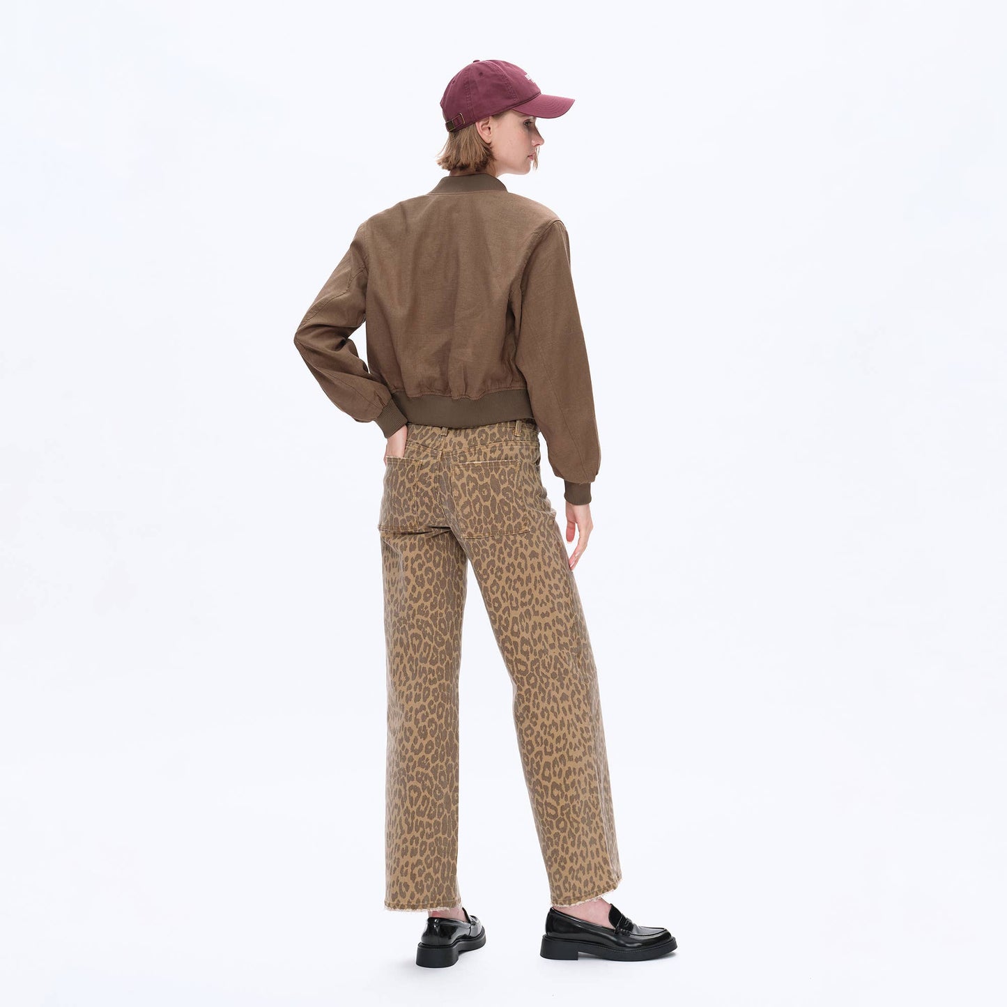 Pant | BAYEAS Leopard Jeans | 32