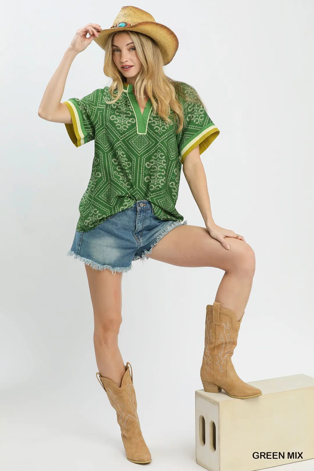 Green Geometric Top