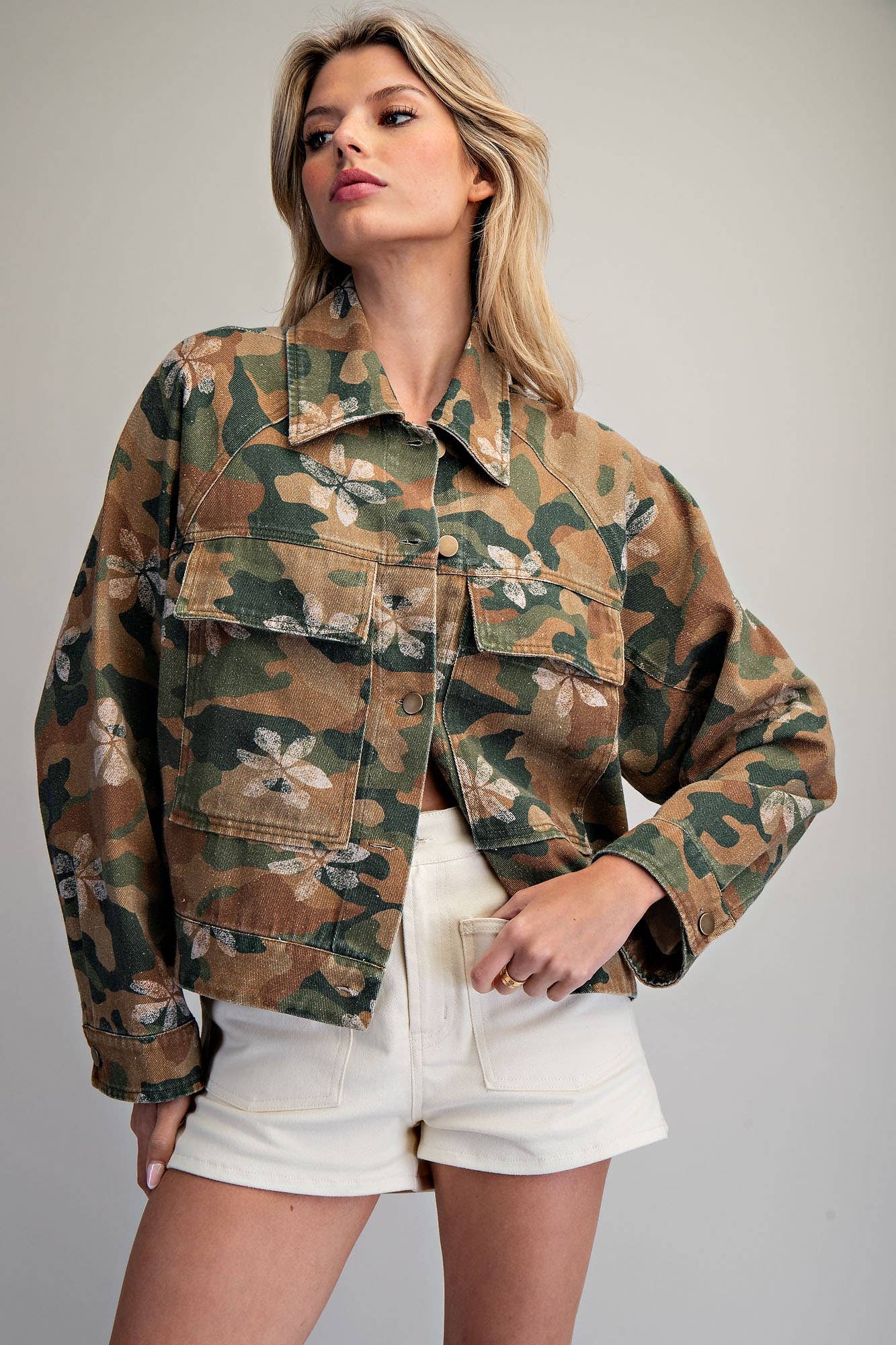 Floral Camo Jacket