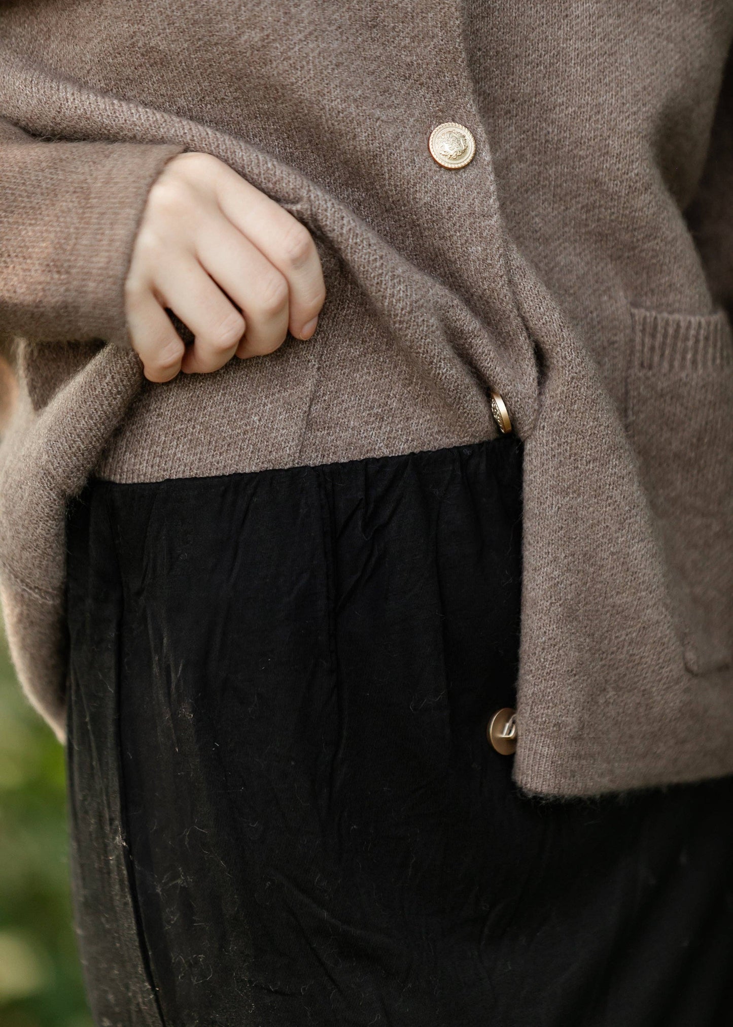 Kate Black Midi Skirt