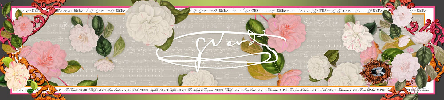 Verdi Inspired Silk Scarf
