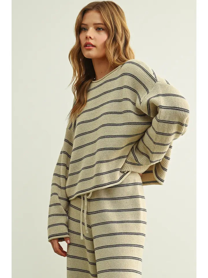 Striped Long Sleeve Sweater