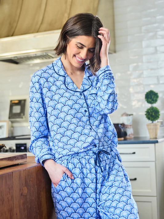 Pajamas | Charlotte Blue Set | S