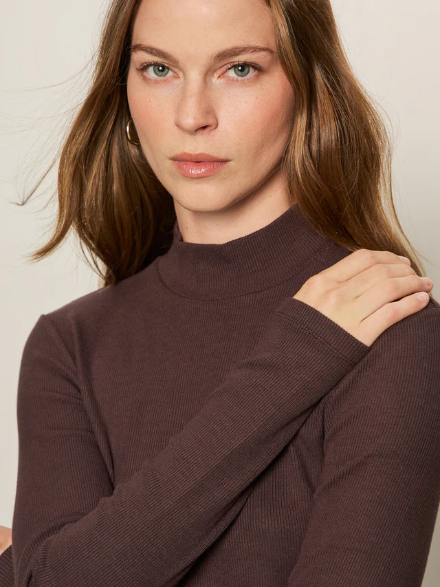 Sanctuary Long Sleeve Mock Top