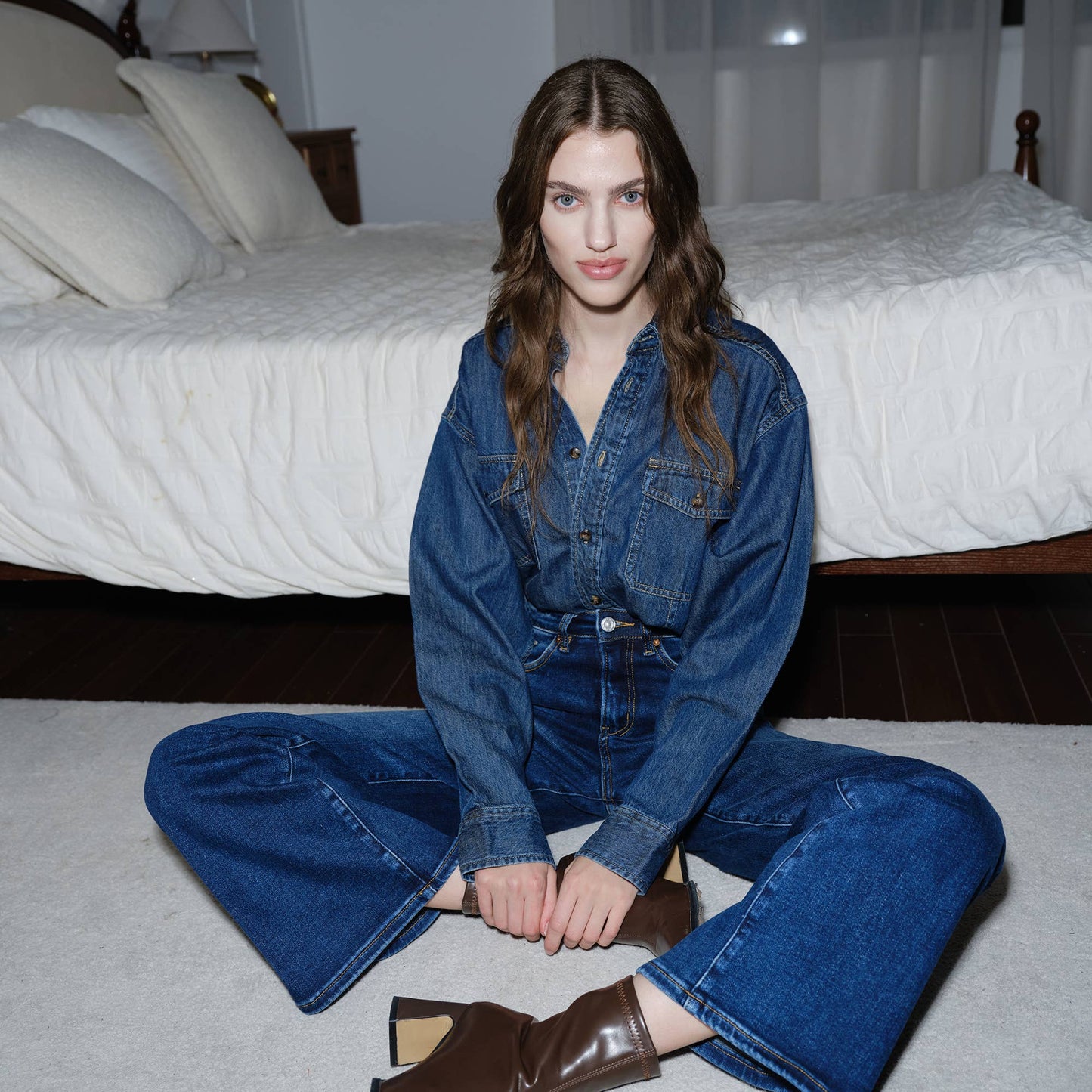 Bayeas Denim Shirt | M