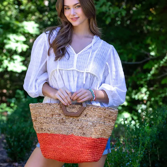 Anju Florence Bag | Coral