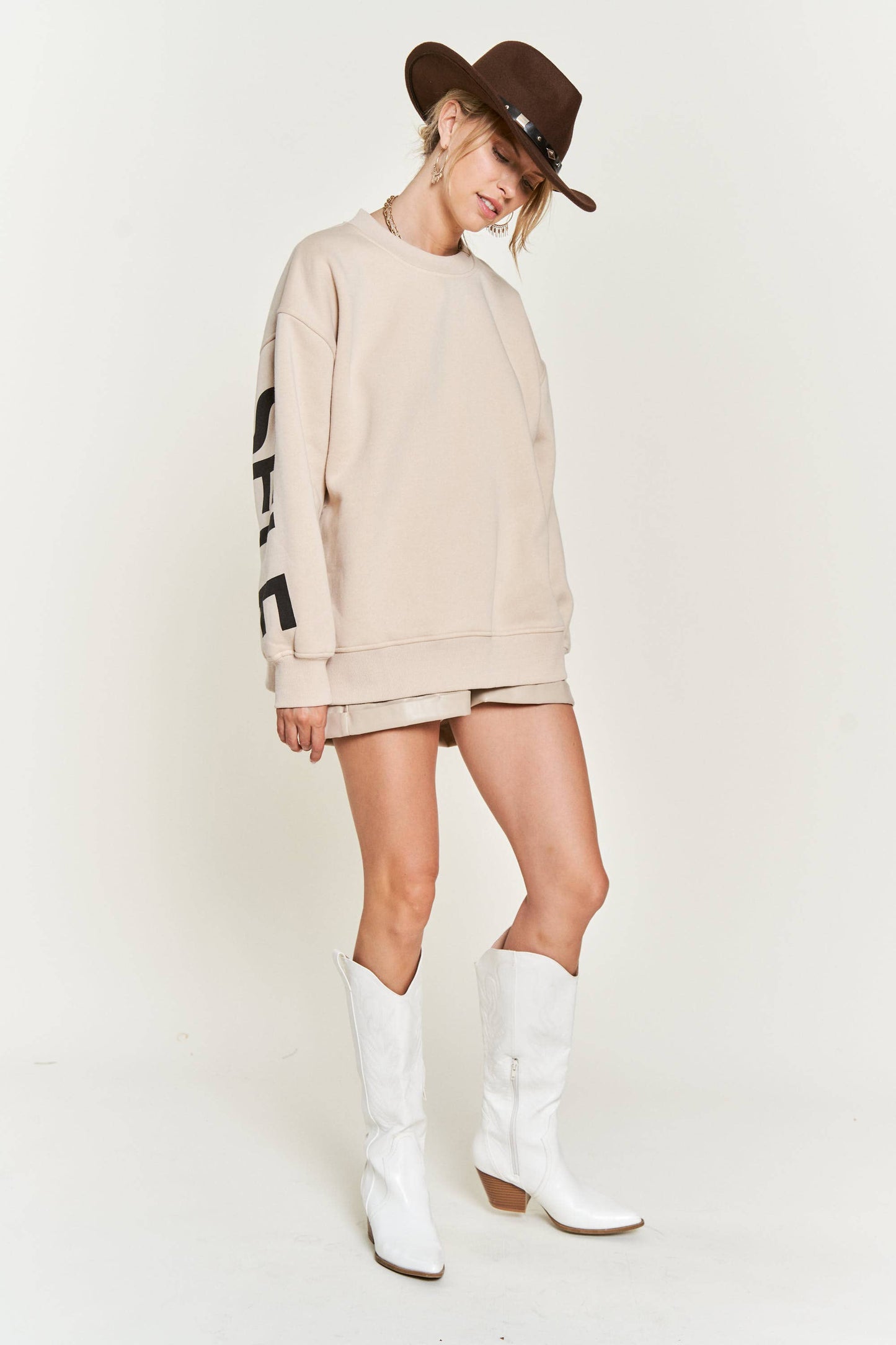 Sweatshirt | Be Yourself Cream | M