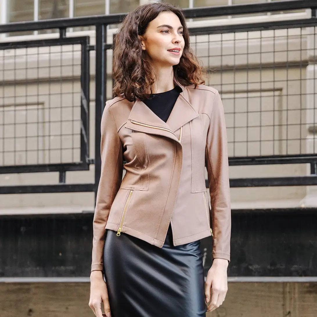 Liquid Leather ™ Signature Jacket: Merlot / L