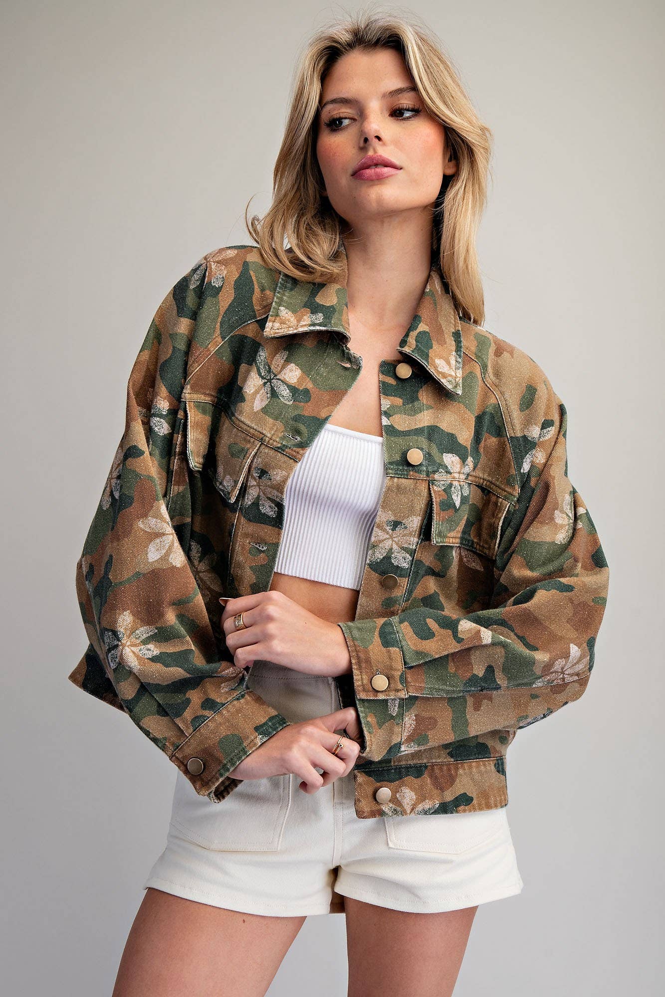 Floral Camo Jacket