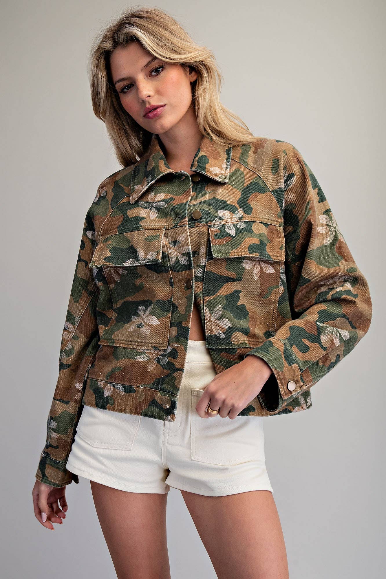 Floral Camo Jacket