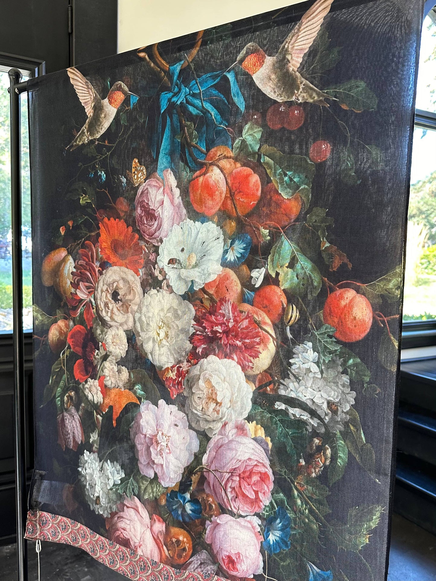 Flight of Fancy Floral Scarf