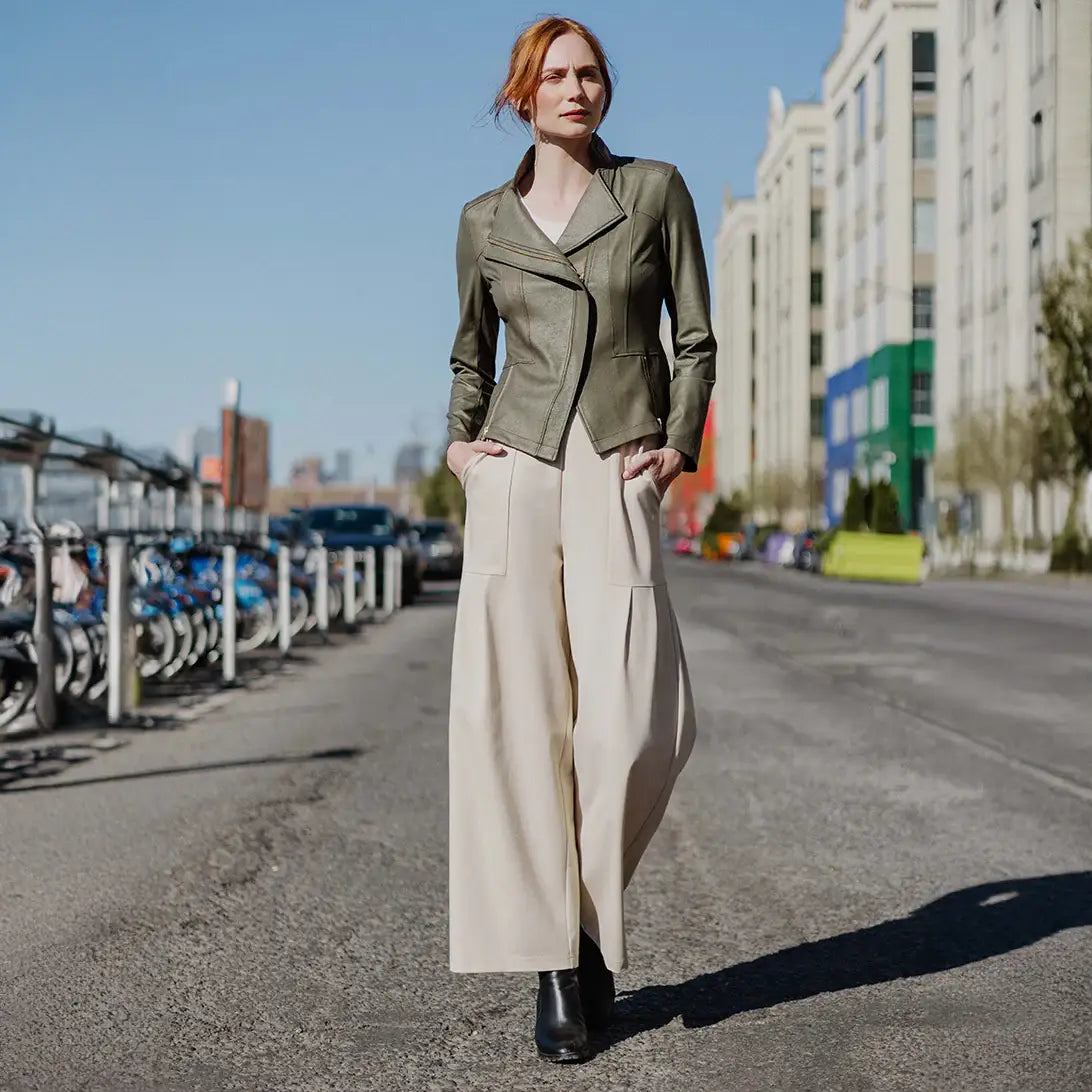 Liquid Leather ™ Signature Jacket: Merlot / L