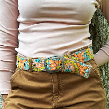 Belt | Andean Whisper Embroidered | S