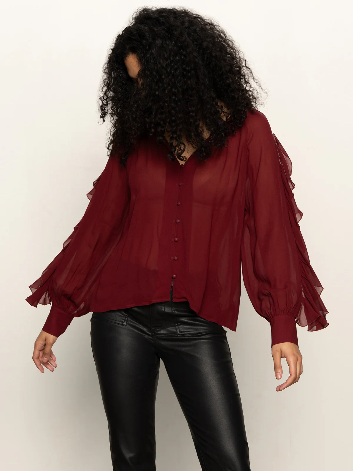 Harmony Crimson Blouse