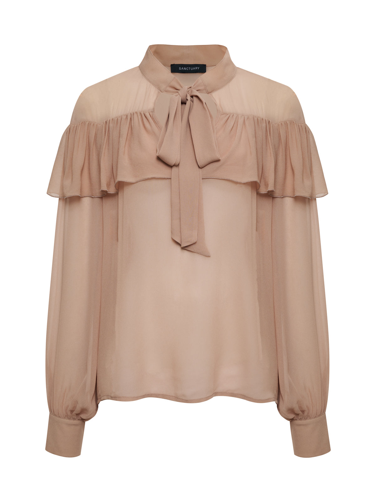 Sanctuary Fade Into You Ruffle Blouse