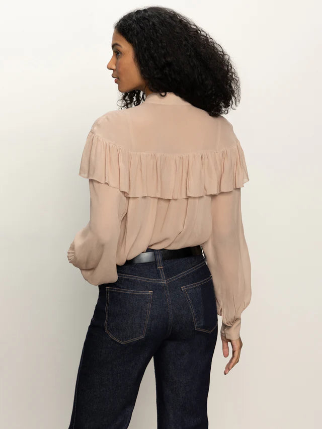 Sanctuary Fade Into You Ruffle Blouse